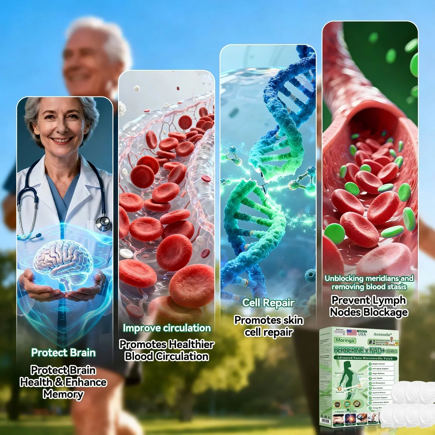 𝐎𝐟𝐟𝐢𝐜𝐢𝐚𝐥 𝐔𝐒 𝐒𝐭𝐨𝐫𝐞 | Acezozla® Moringa · Berberine × NAD+ 𝟏𝟎-𝐢𝐧-𝟏 𝐀𝐝𝐯𝐚𝐧𝐜𝐞𝐝 𝐍𝐚𝐧𝐨 𝐌𝐢𝐜𝐫𝐨𝐧𝐞𝐞𝐝𝐥𝐞 𝐏𝐚𝐭𝐜𝐡 — 𝐎𝐧𝐜𝐞 𝐃𝐚𝐢𝐥𝐲, 𝐕𝐢𝐬𝐢𝐛𝐥𝐞 𝐑𝐞𝐬𝐮𝐥𝐭𝐬 𝐢𝐧 𝟕 𝐃𝐚𝐲𝐬🔥