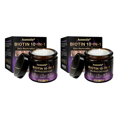 Made and Shipped from USA ✨Acezozla® Biotin 10-in-1 Skin Restoration Cream 🍀