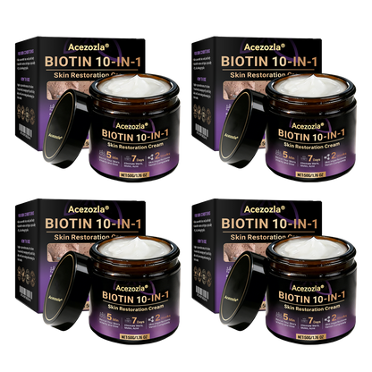 Made and Shipped from USA ✨Acezozla® Biotin 10-in-1 Skin Restoration Cream 🍀