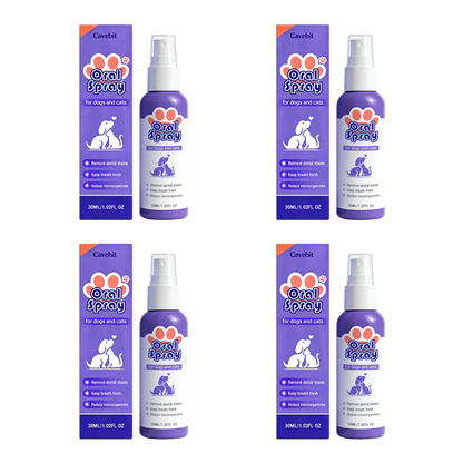 Cavebit™ Pet Oral Spray ✅FDA Approved | Freshen Breath, Remove Tartar & Promote gum regeneration, stabilize teeth 🦷🦷