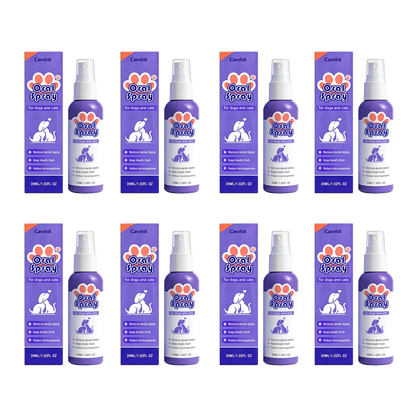 Cavebit™ Pet Oral Spray ✅FDA Approved | Freshen Breath, Remove Tartar & Promote gum regeneration, stabilize teeth 🦷🦷